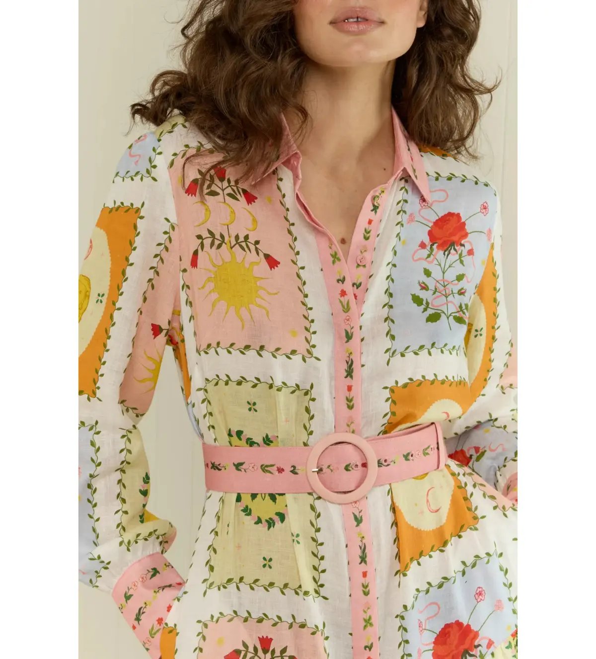 Palm Noosa Aria Dress in Siesta Tile Print Size AU 12 photo 5