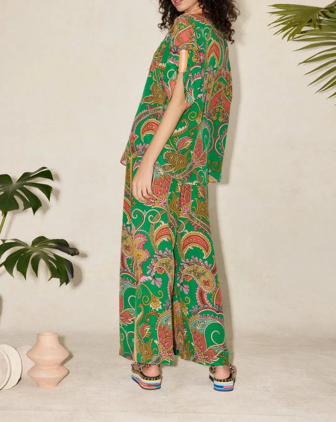 Alemais Marion Pant Green Size AU 6 photo 3