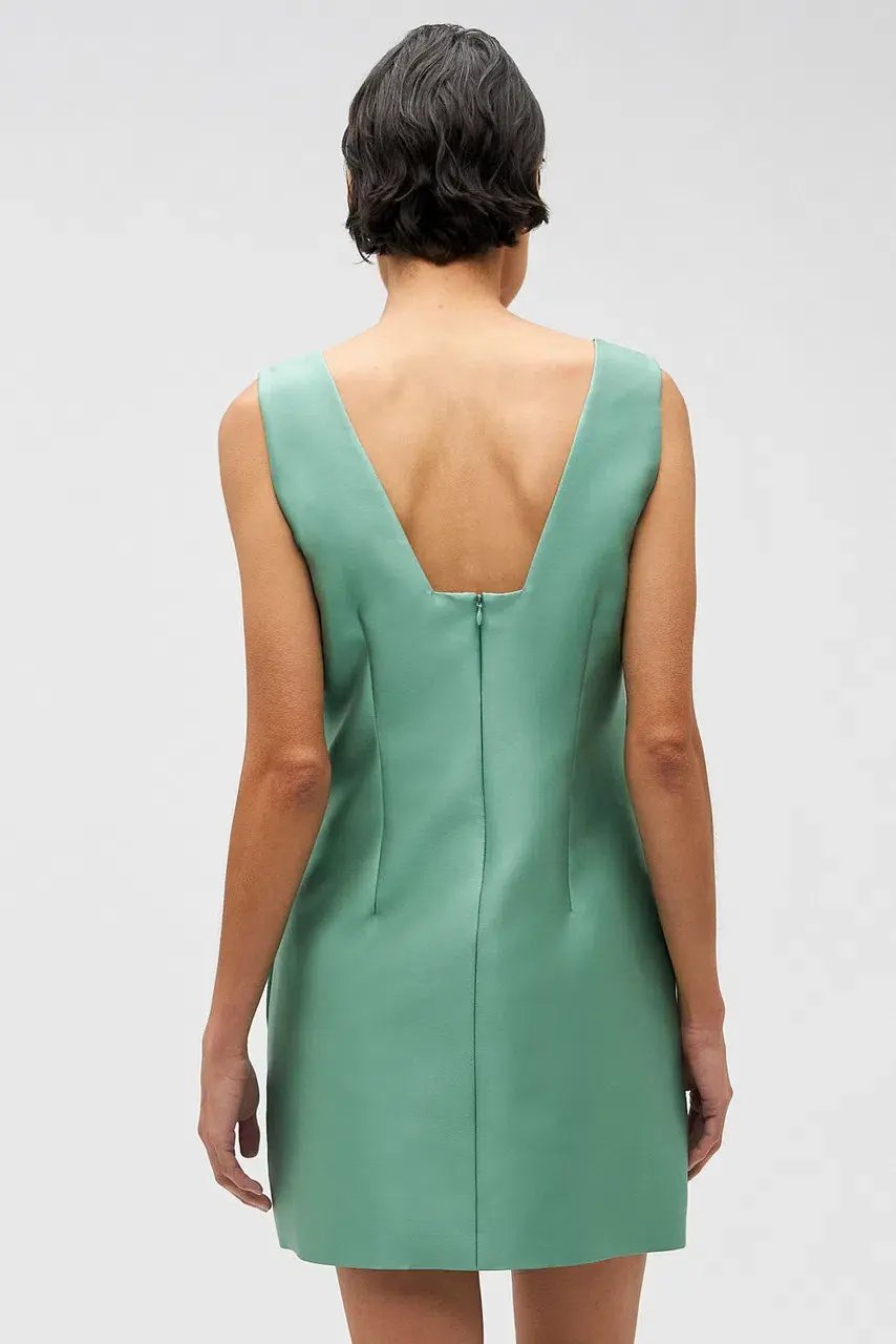 Oroton Embellished Shift Mint Leaf Dress Mini Size AU 12 photo 2