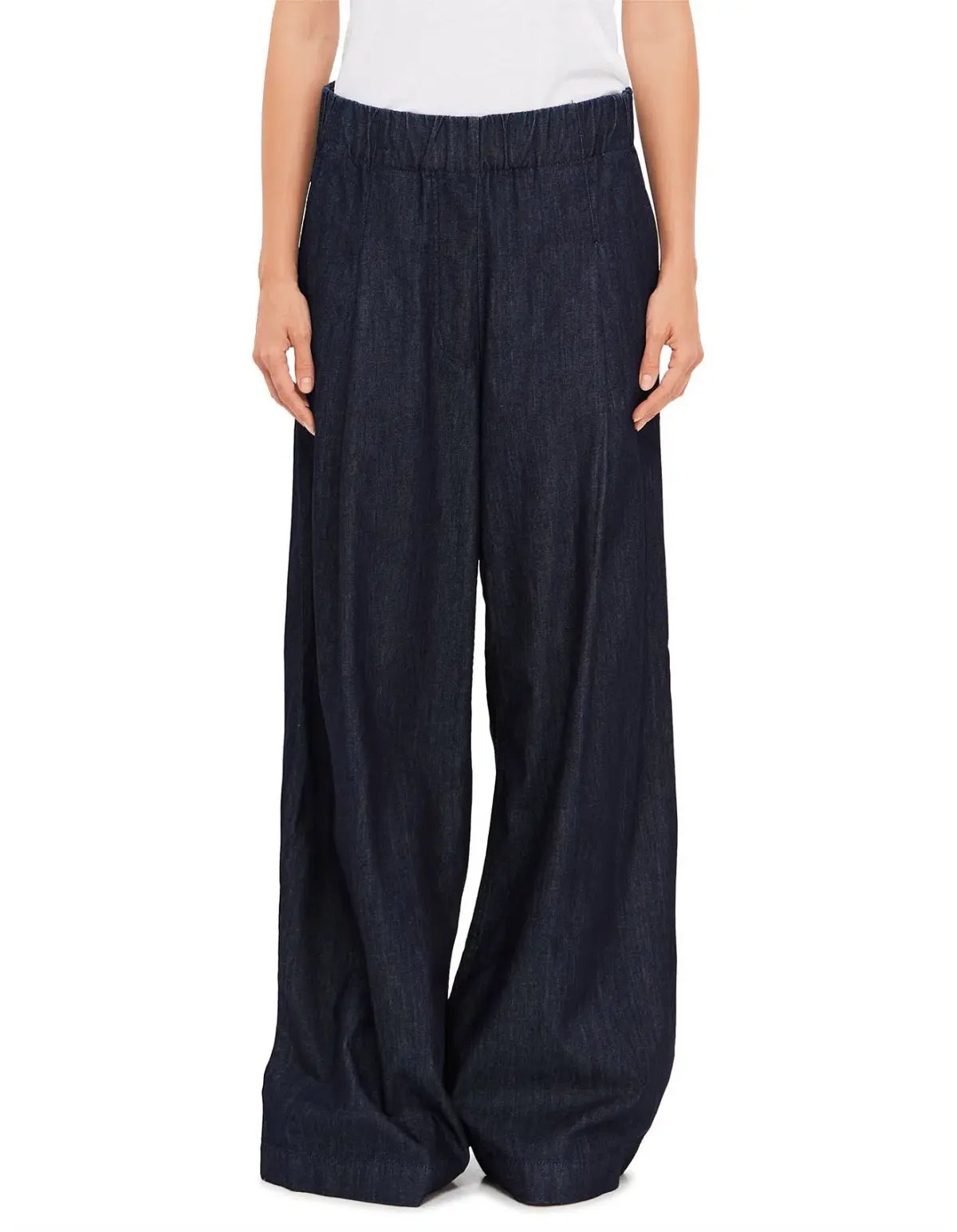 Dries Van Noten Pila Wide Leg Denim Pants Indigo Size L/ AU 12 photo 2