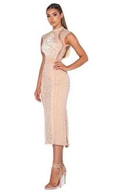 Bec & Bridge Courtney Anable in Blush Pink Size AU 6 photo 14