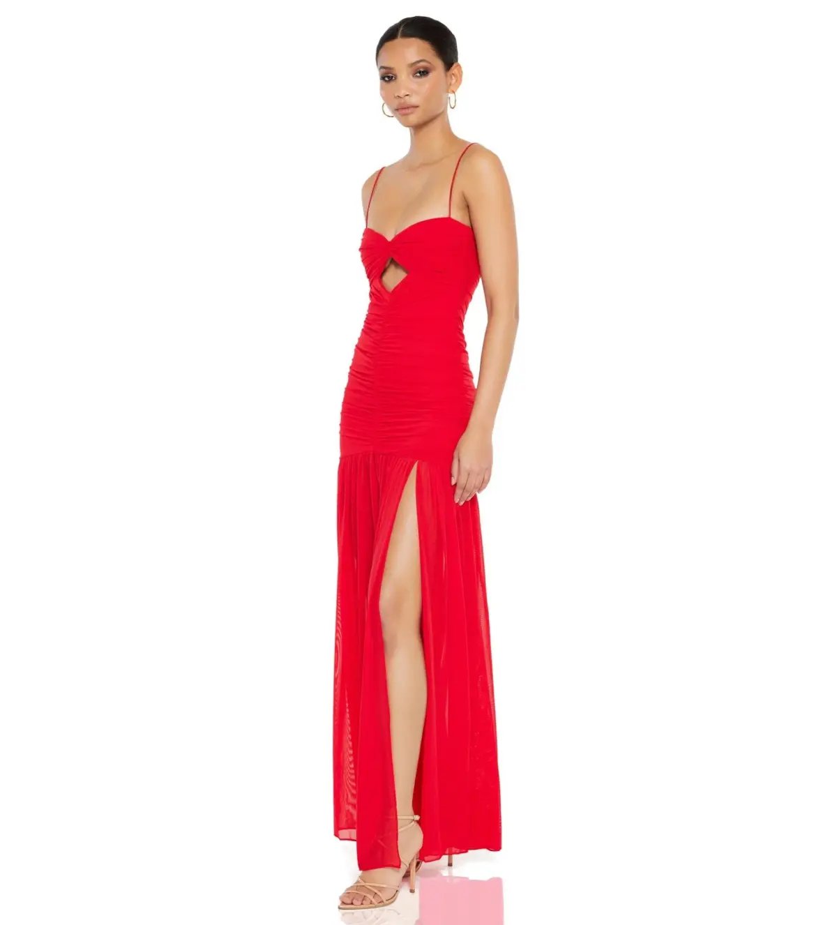 Nookie  Monroe Maxi Dress Red Size XS/Au 6 photo 3