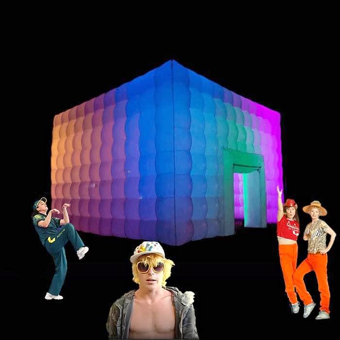 Glowing Party Cube 🧊 Hire photo 2