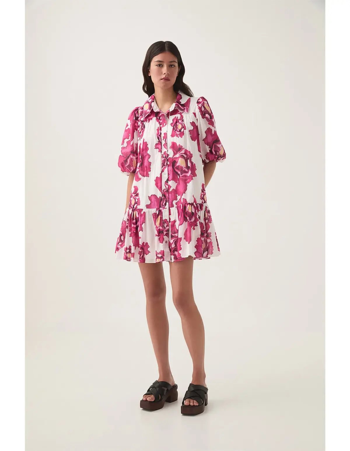 AJE ELIZA SMOCK MINI DRESS SIZE 4 photo 5