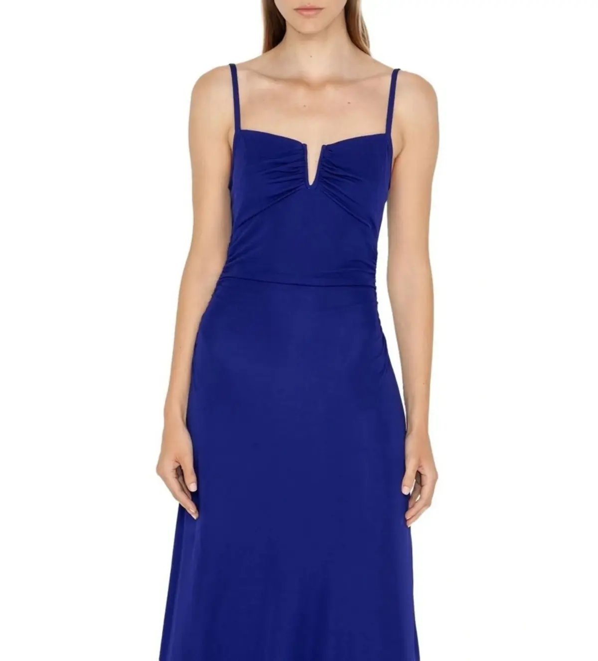 Cue Jersey V-Neck Maxi Dress Ultra Violet Size M / AU 10 photo 2