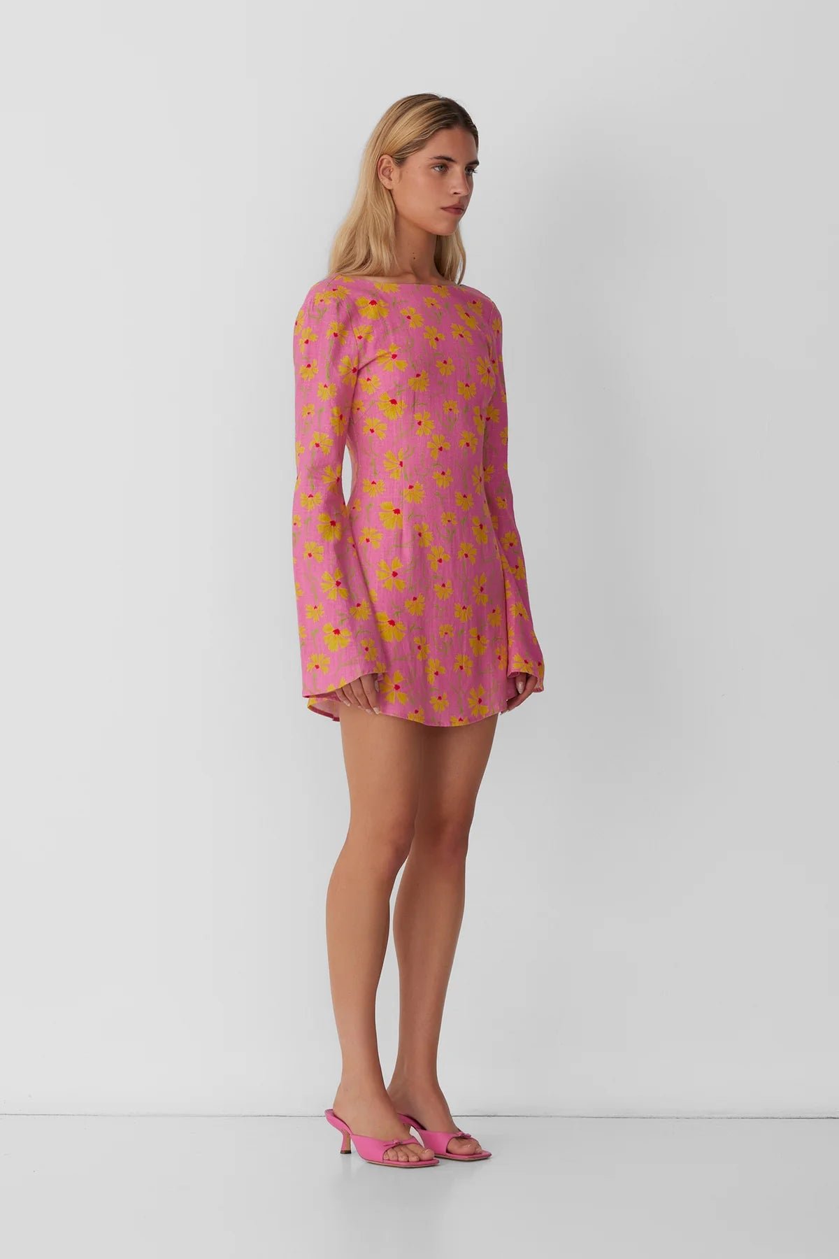 THE WOLF GANG MARLI MINI DRESS - CANDY FLORAL photo 5