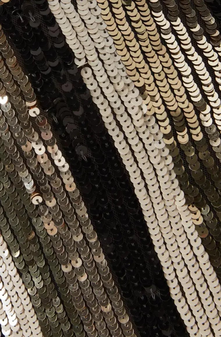 Rachel Gilbert Titan Gown Sequin Size 3 / AU 12 photo 5