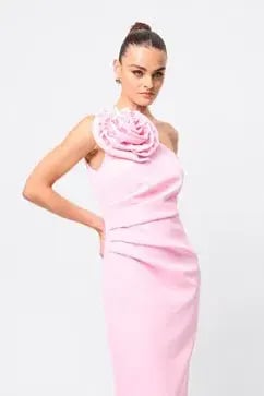 MOSSMAN DREAMSTATE MAXI DRESS / PINK / SIZE 14 photo 2