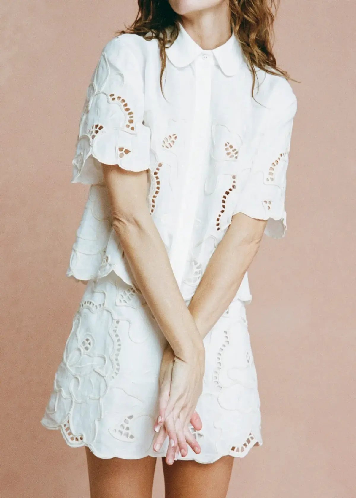 Lovaan Milicent Top White Size 10 photo 8