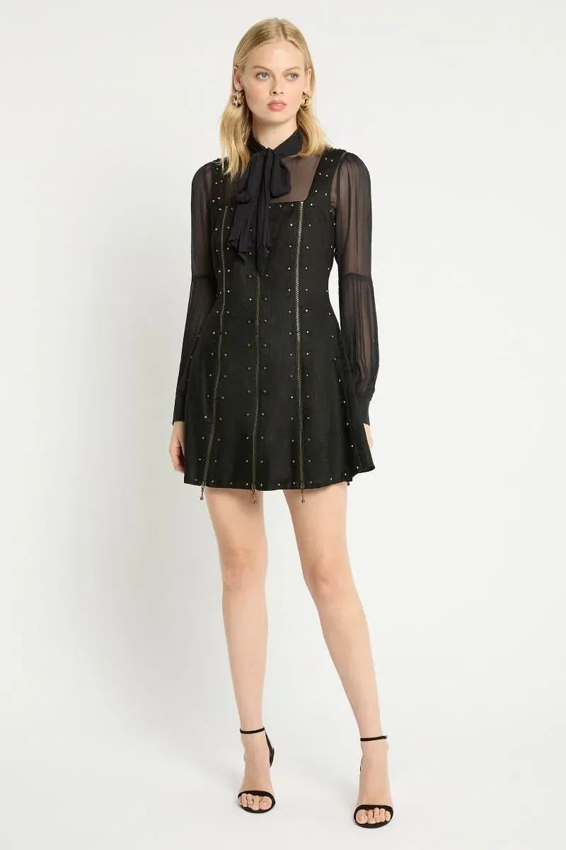 Sass and Bide Abstract After Dark Dress Faded Black Size 4 photo 4