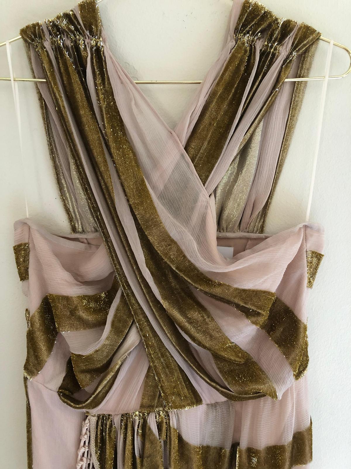 Alice mccall surrealist dress in pink and champagne. Size 12 photo 6