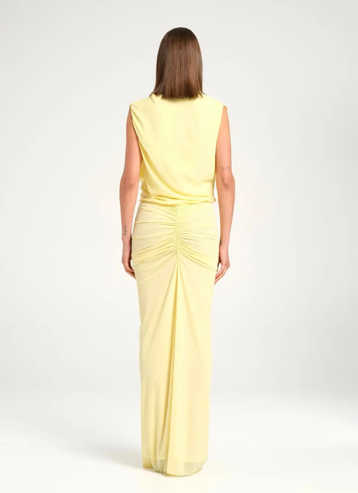 Benni Willow Maxi Dress Butter Size Small photo 3