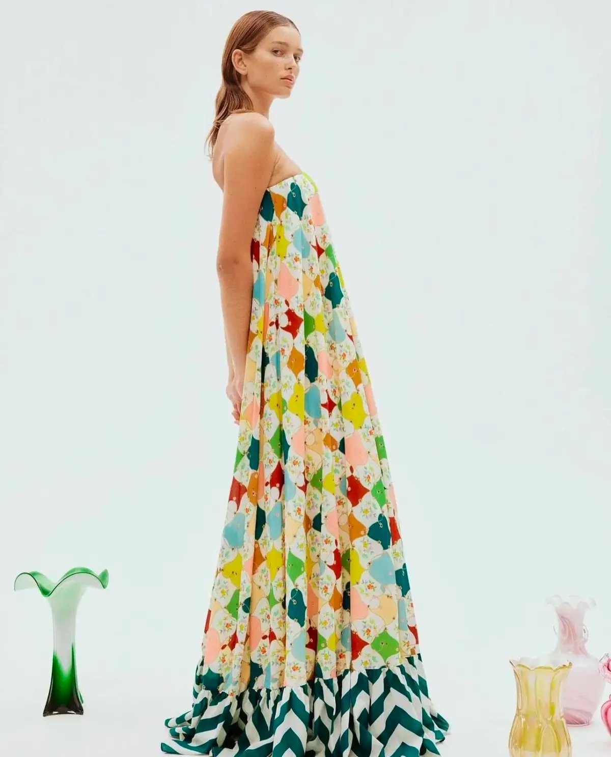 Alemais Everly Strapless Gown Multi Size 6 photo 5