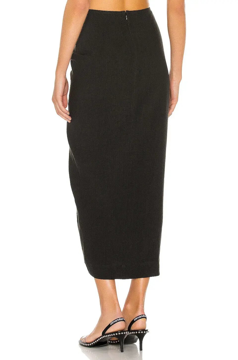 Natalie Rolt Bellini Crop Top and Skirt Set Black Size 2 /AU 10 photo 3