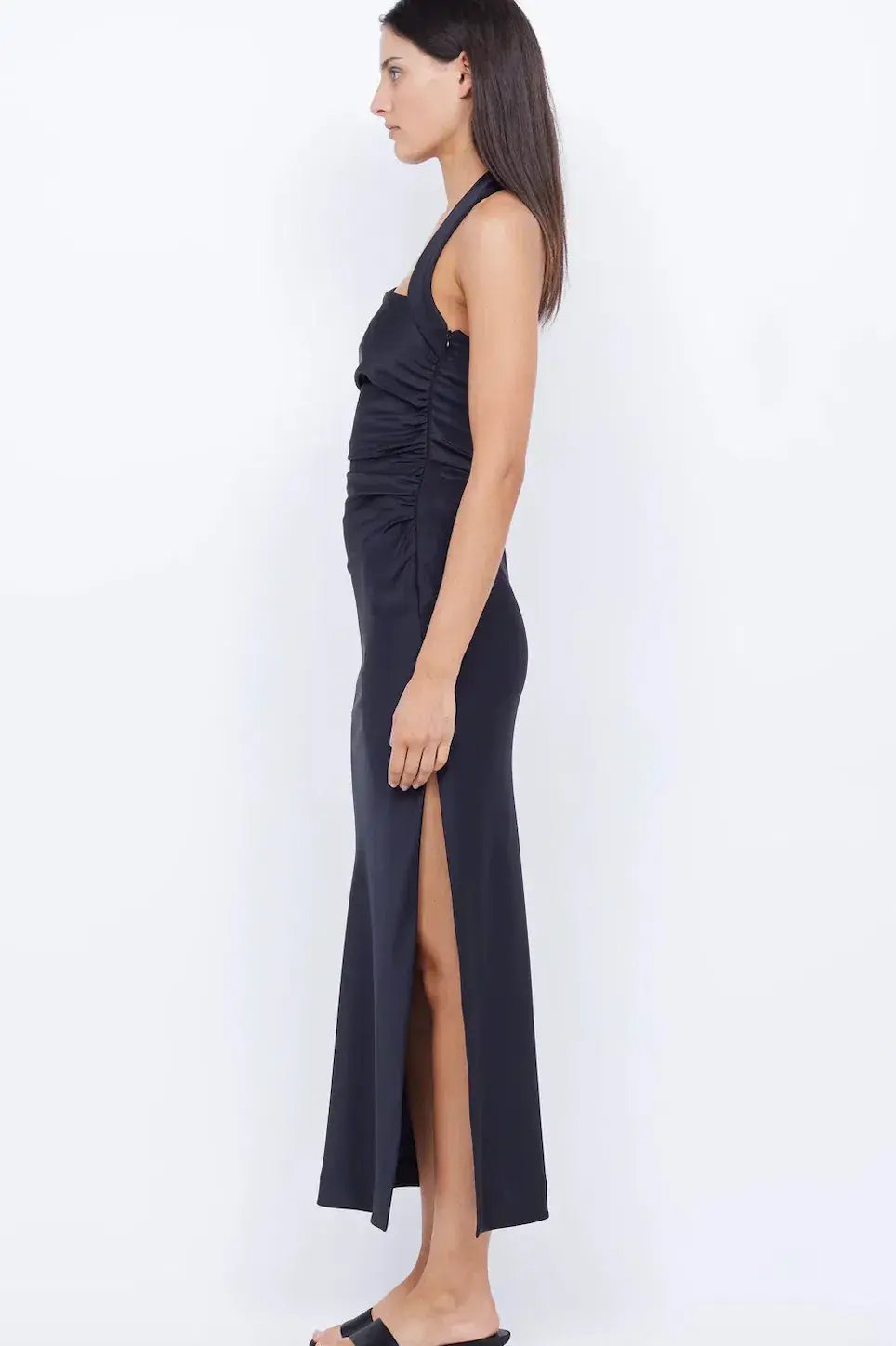 Bec & Bridge Ula Asym Maxi Dress Black Size 8 photo 4