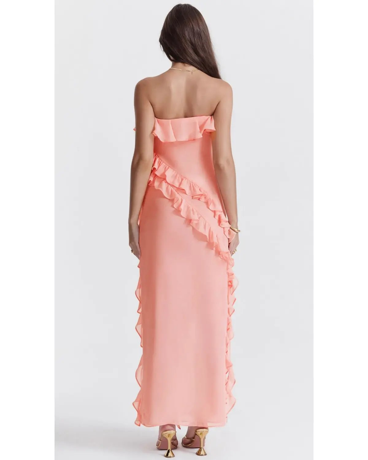 House of CB Sarina Dress Peach Size Small / AU 8 photo 3