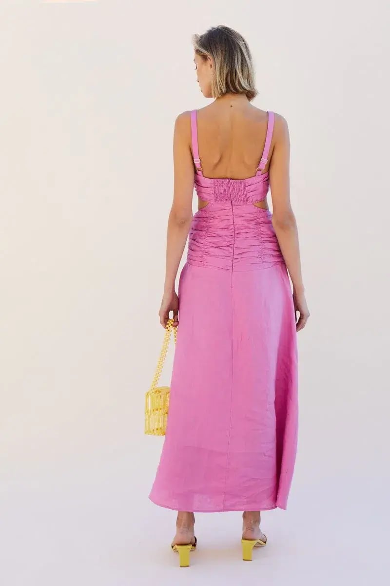 Suboo Aster Maxi Dress Pink Size 8 photo 2
