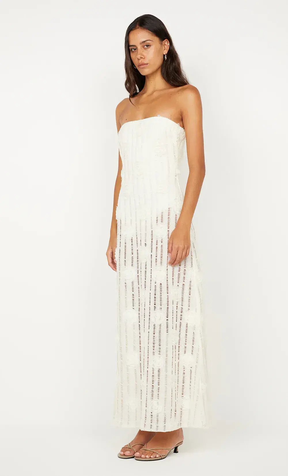 Bec and Bridge Amelie Strapless Dress in Ivory Size 6 photo 2