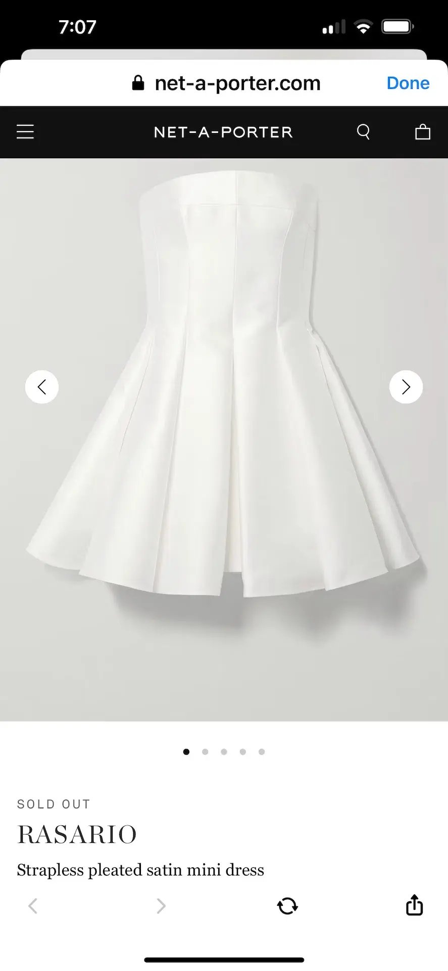 Alex Perry Satin Mini Dress Size 12 photo 2