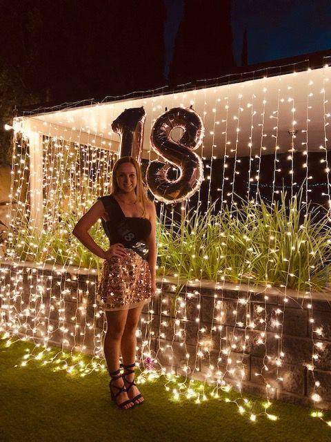 Warm White Led Fairy Curtain Lights 2m x 3m Drop photo 2