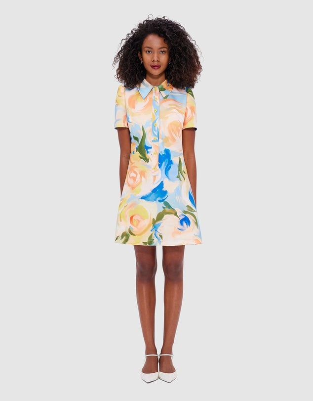 Leo Lin Brooke Mini Dress - Bouquet Print photo 2