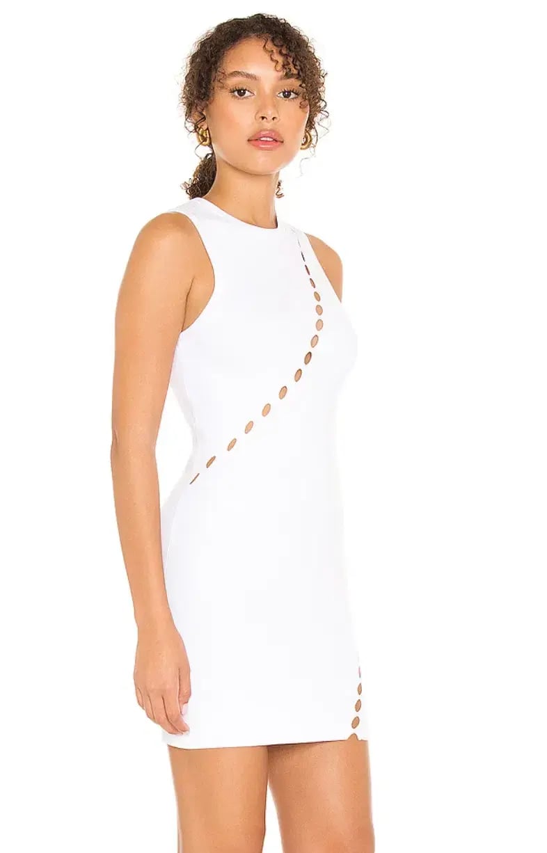 Hours Rue Mini Dress In White Size XS/Au 6 photo 2
