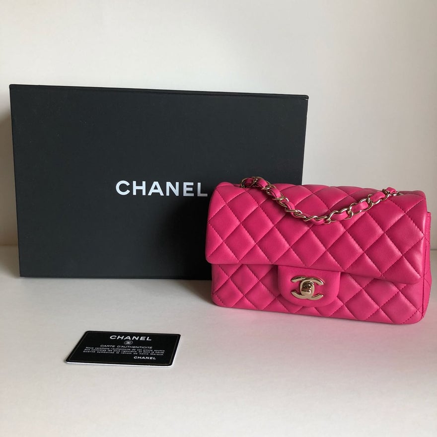 Chanel Rectangular Mini Pink Bag photo 2
