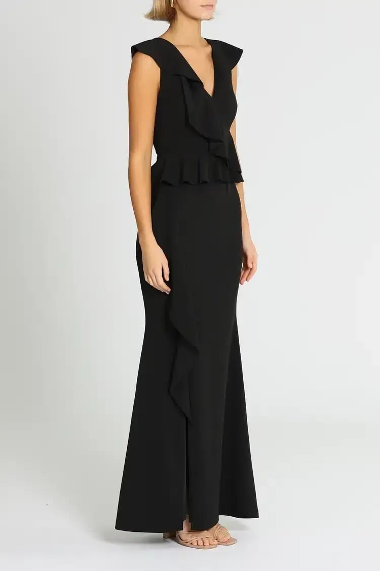 Pasduchas Verve Gown in Black Size 6 photo 2