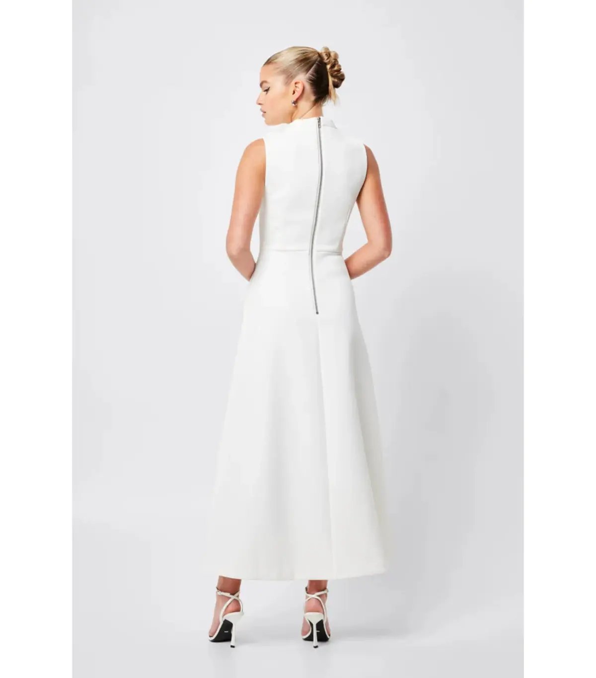 Mossman Cosmic Maxi Dress in Ivory Size AU 10 photo 4