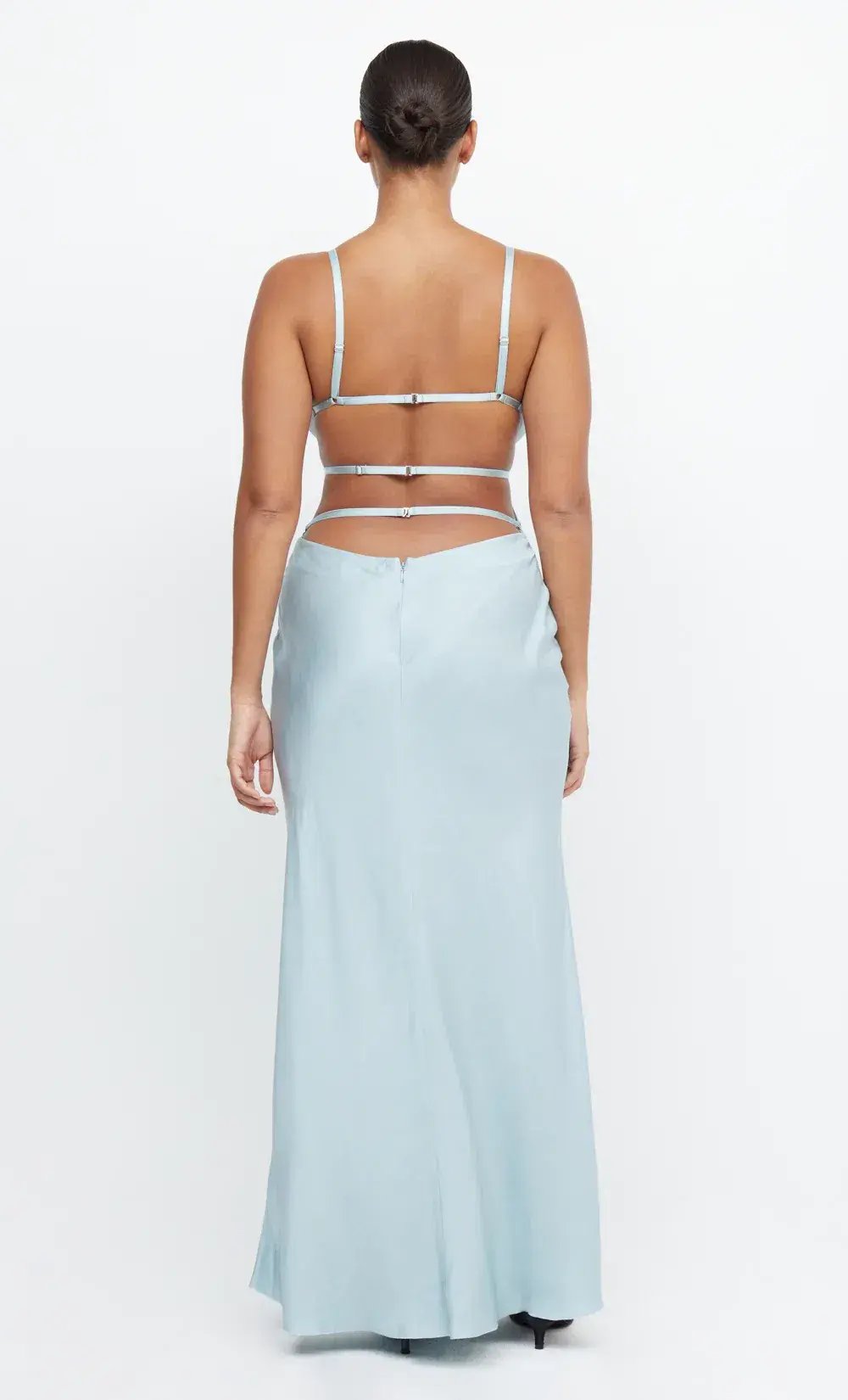 Bec & Bridge Diamond Days Strap Maxi Dress in Cloud Blue Size 12 photo 3