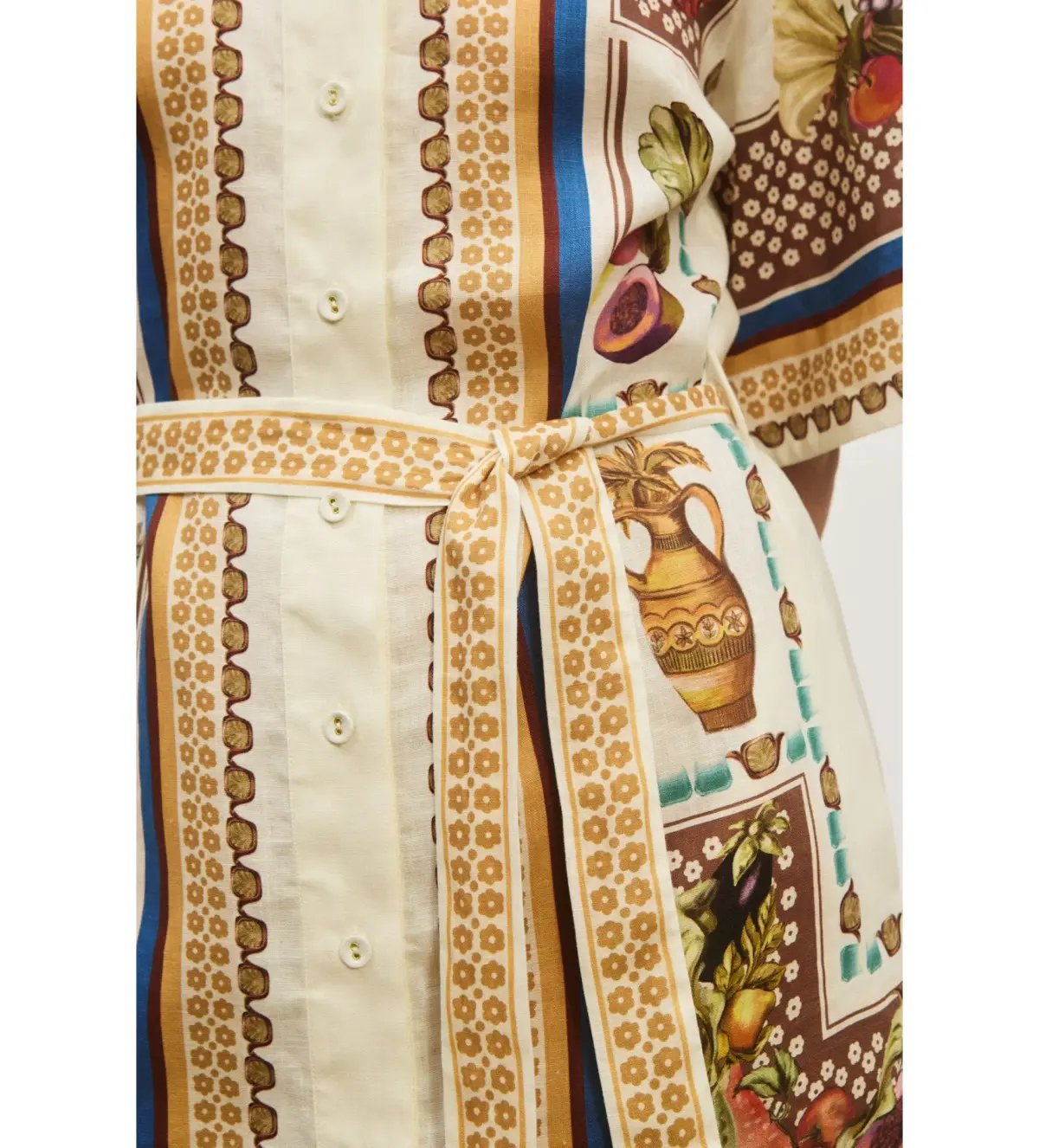 Alemais Mercado Mini Dress Multi Print Size 16 photo 4
