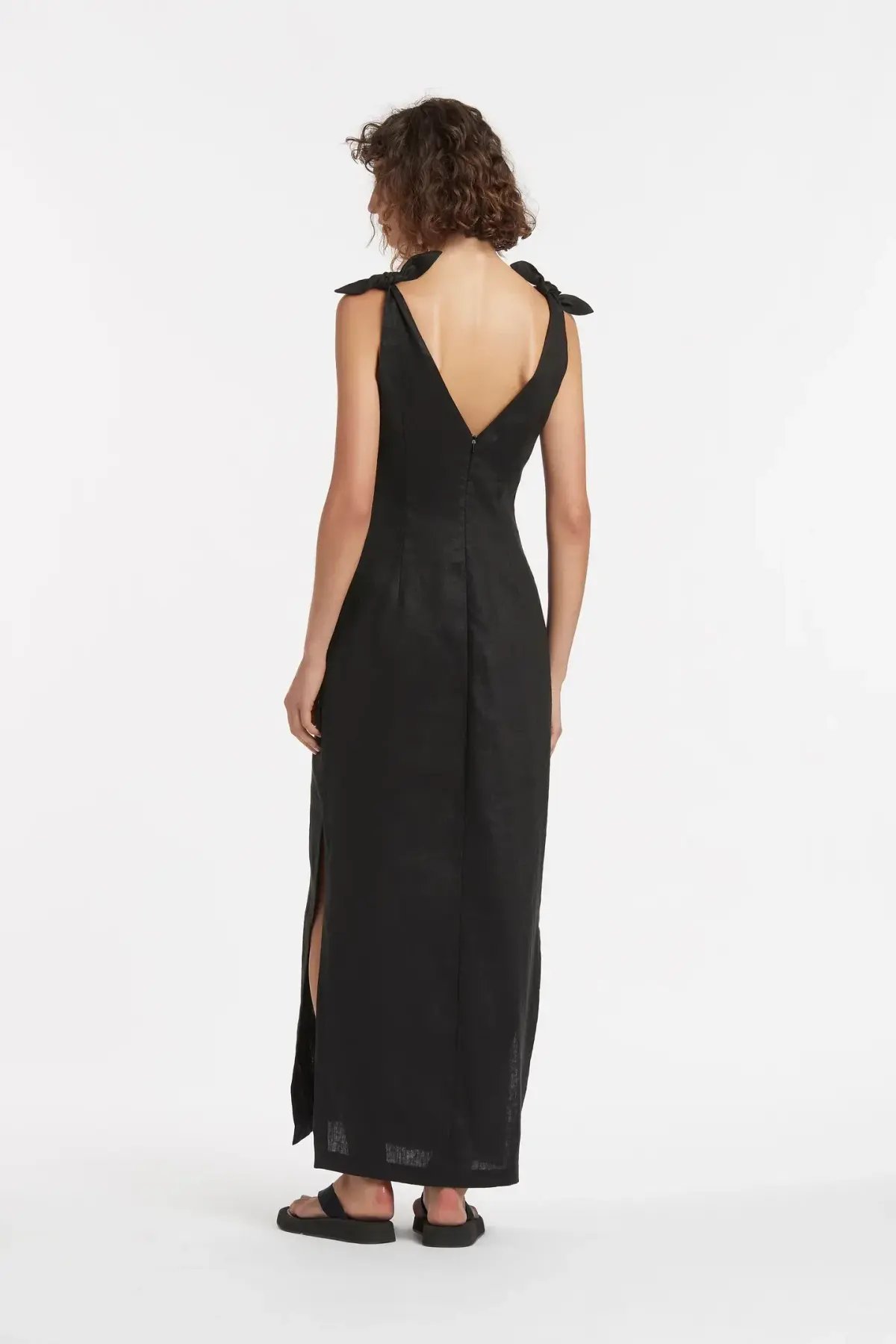 Sir the Label Alexandre Tie Knot Dress Black Size AU 8 photo 2