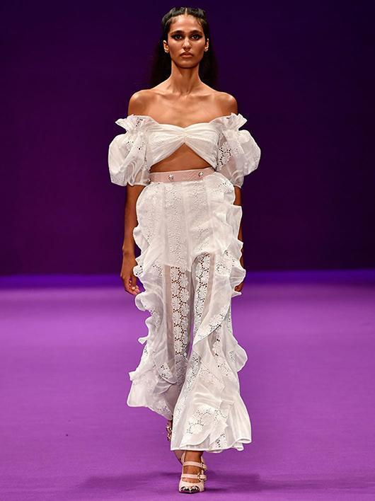 ALICE MCCALL | Dreamboat Top and Seashells Pant in Porcelain White | Size 6 photo 4