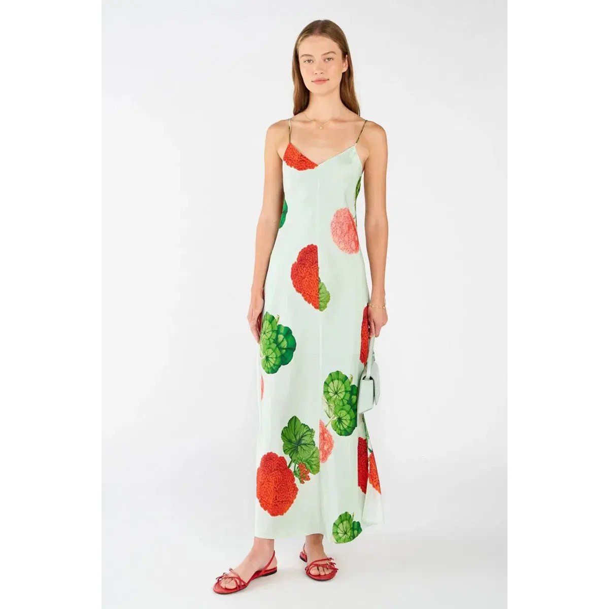 Oroton Posie Garden Print Slip Dress Floral Size AU 16 photo 5