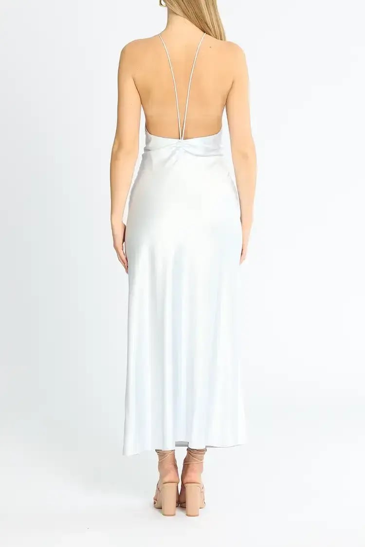 Significant Other Vienna Midi Dress White Size 10 photo 3