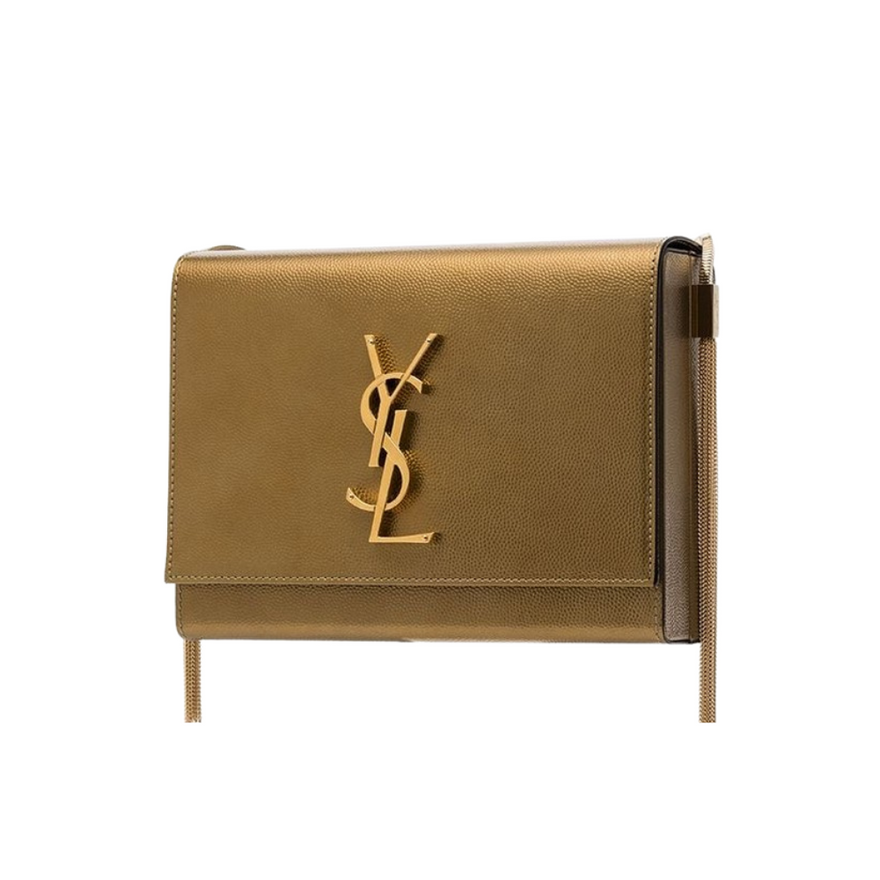Saint Laurent Gold Kate Box Bag photo 4