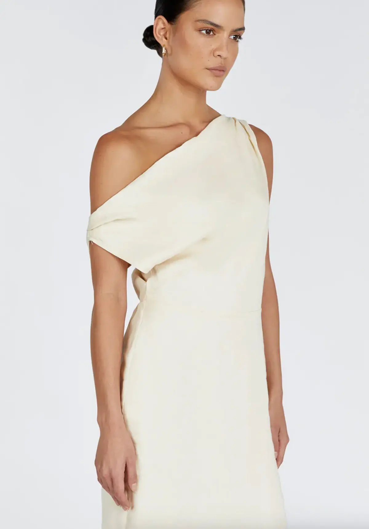 Dissh Cass Buttermilk Linen Midi Dress photo 3