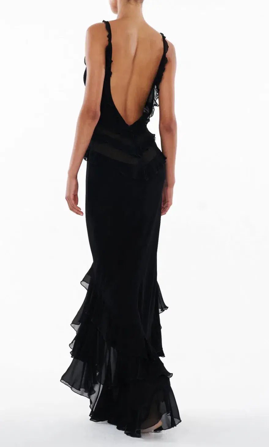 Rat & Boa Saphira dress black maxi size 10 photo 2