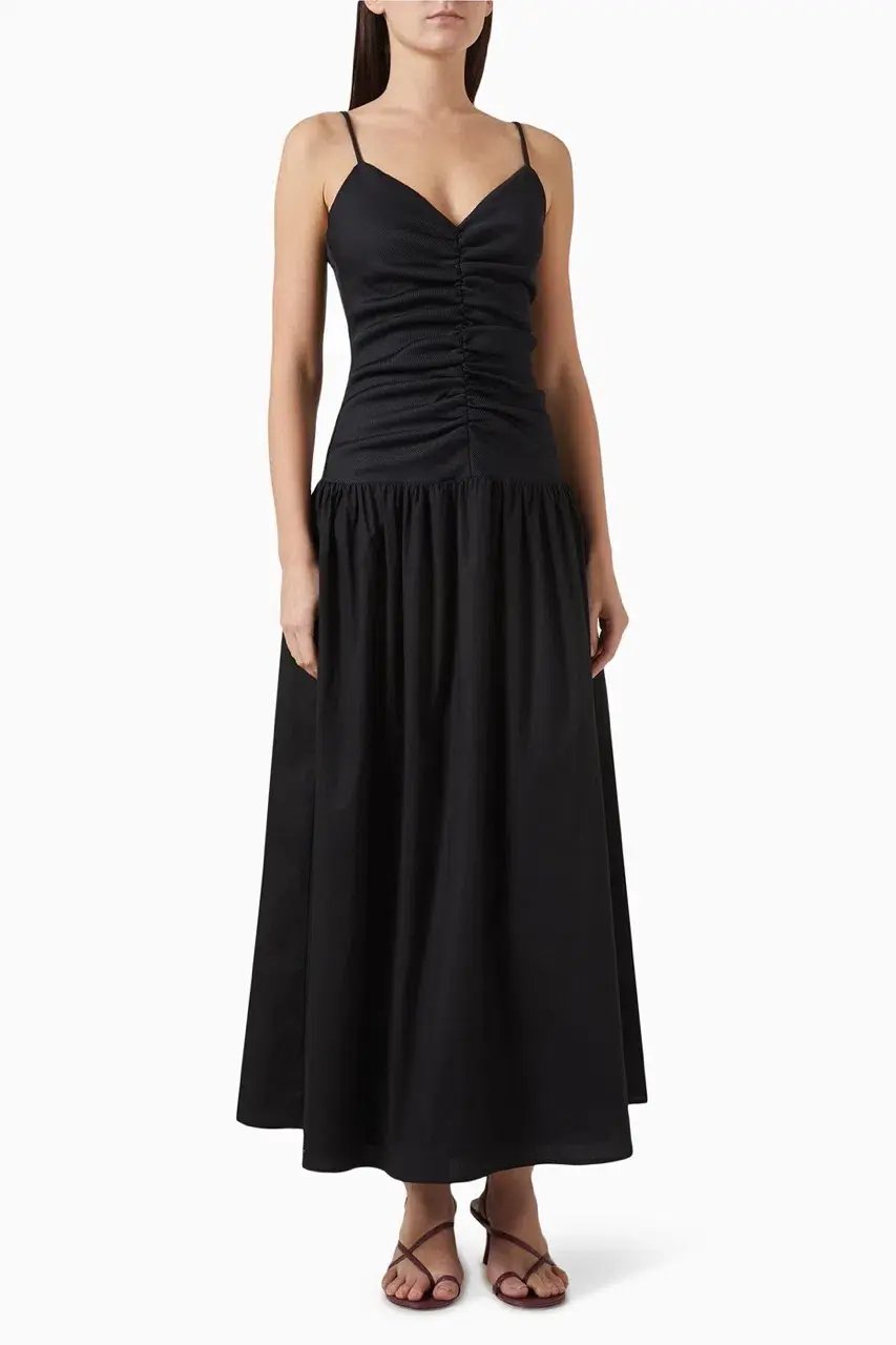 Anna Quan Mira Maxi Dress Noir Black Size AU  8 photo 3