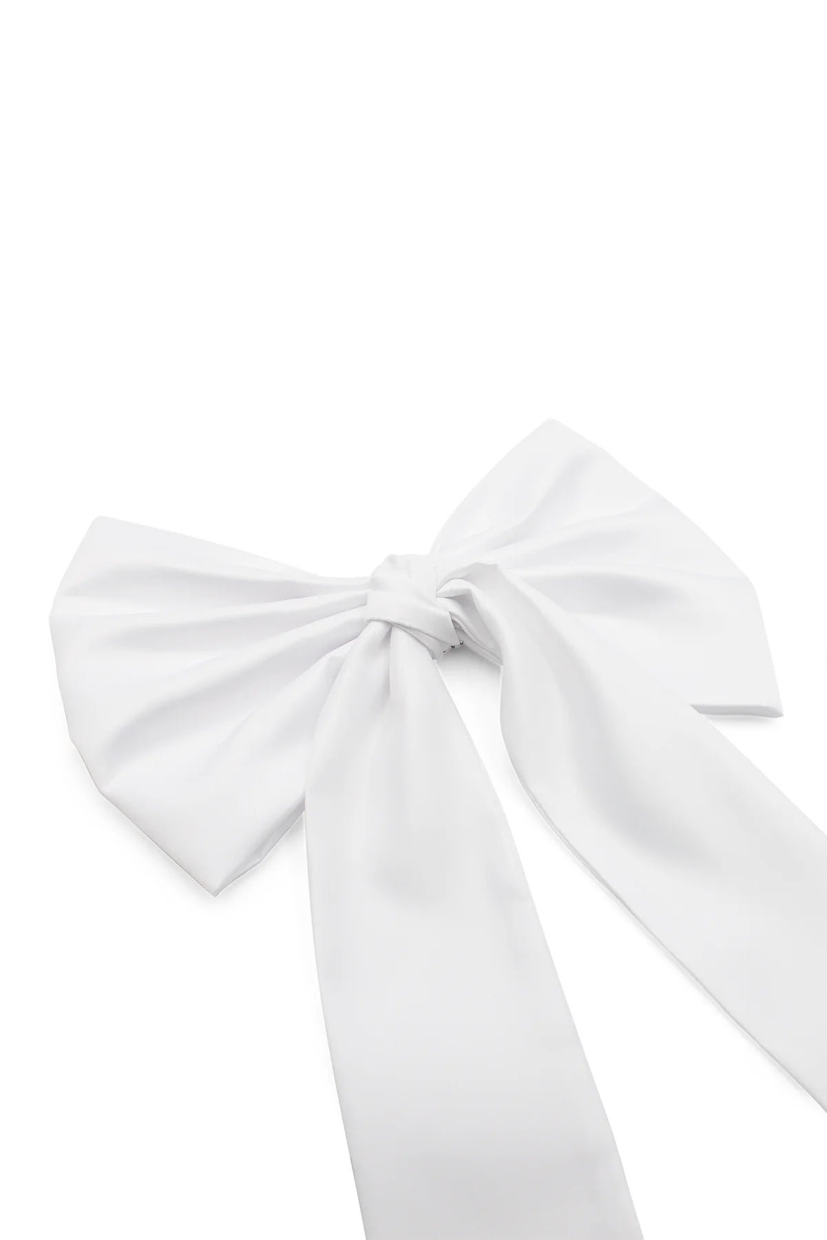 MORGAN & TAYLOR CARMEN OVERSIZED BOW - WHITE photo 5