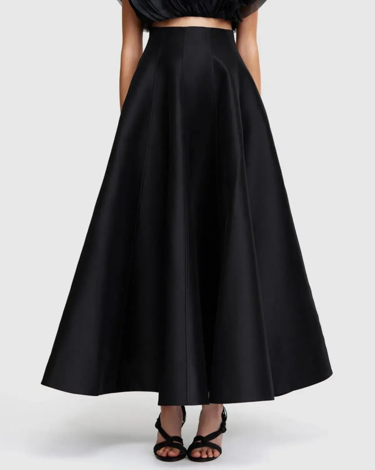 Acler Warburton Top and Skirt Set Black Size AU 12 photo 4