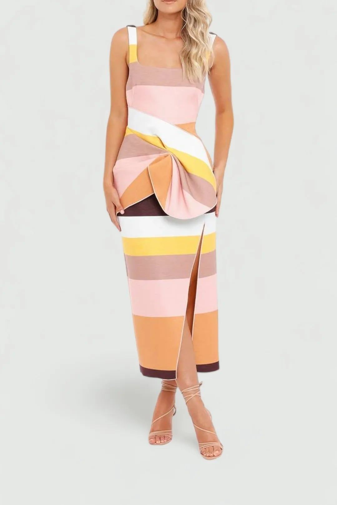 Harper Dress - Rainbow Stripe photo 3