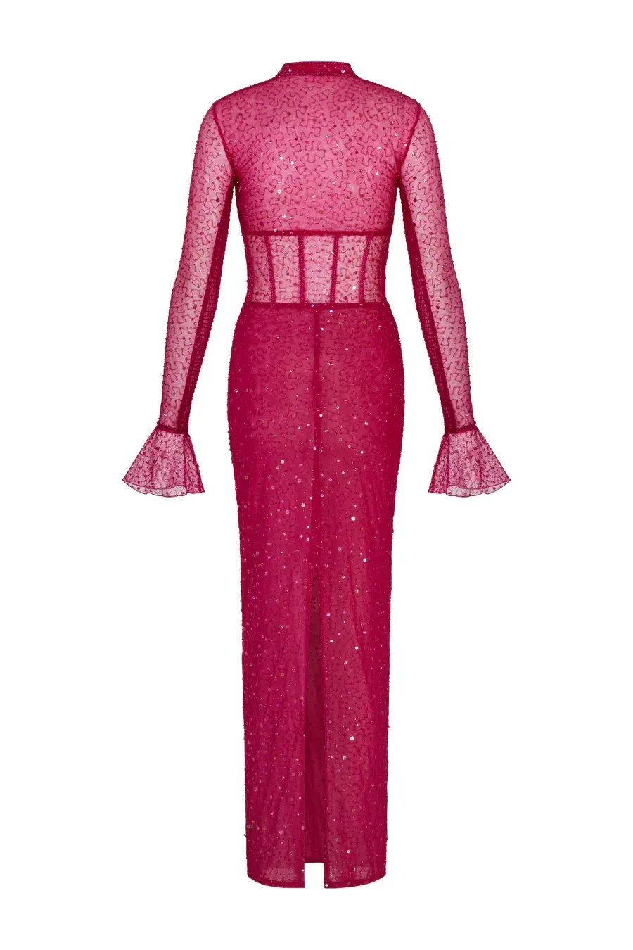 Dyspnea Vampress Midi Dress Pink Size 10 photo 3