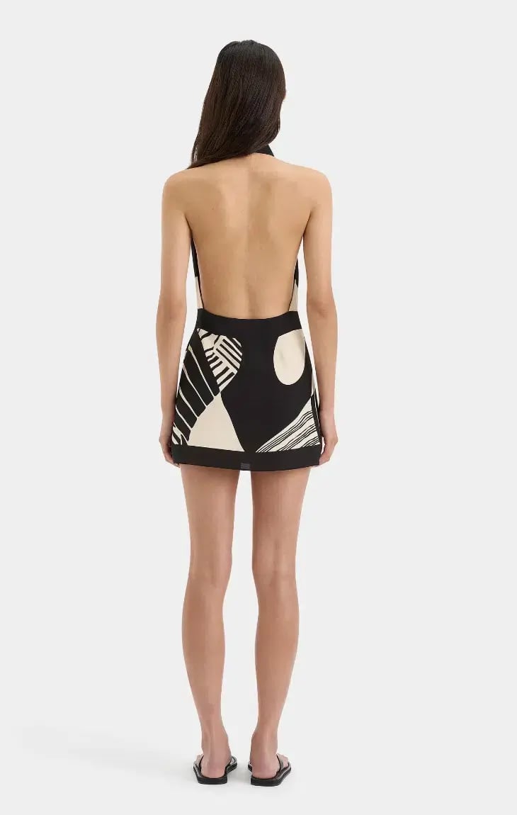 Sir the Label Realisme Wrap Halter Mini Dress - size 1 photo 2