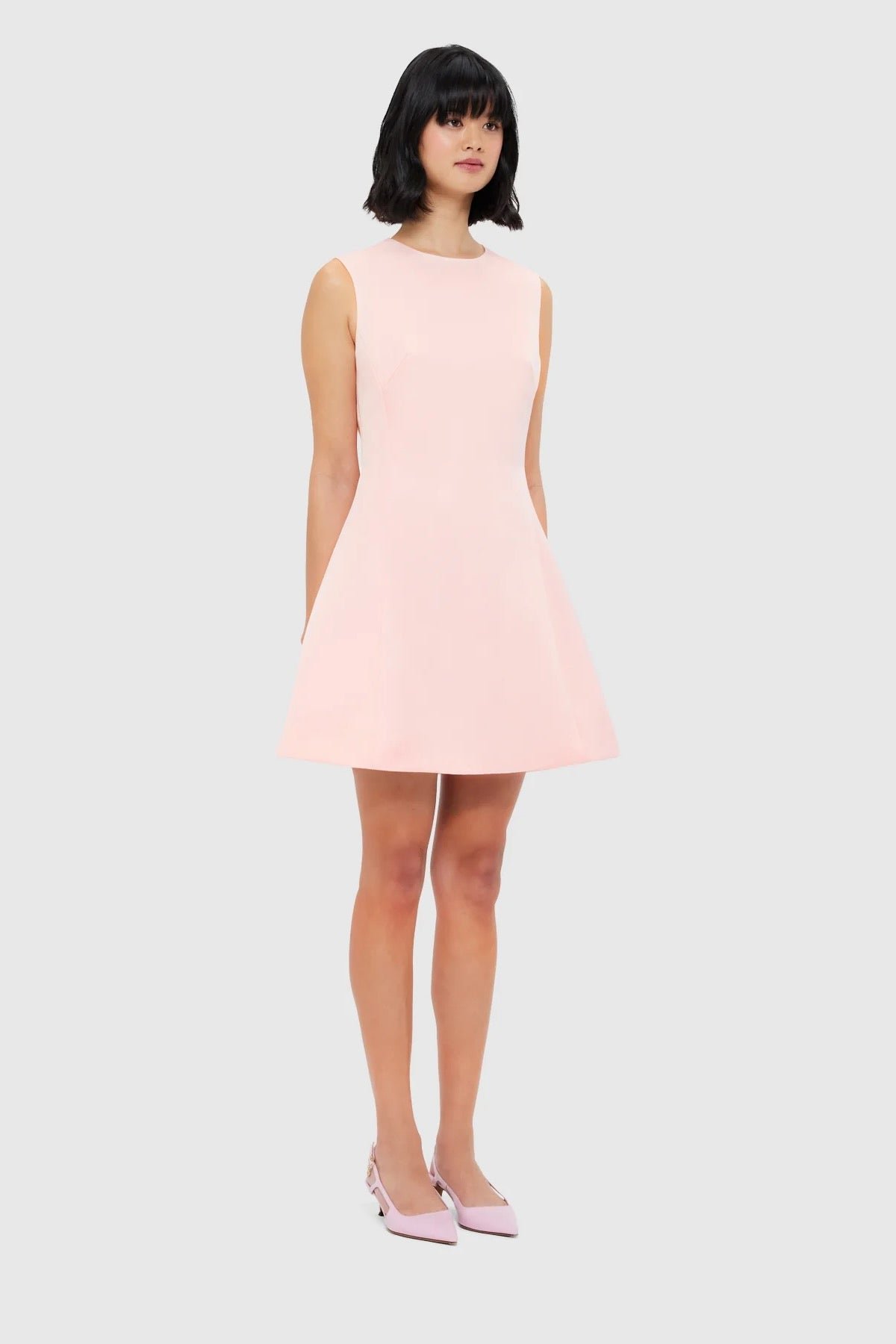 LEO LIN CHLOE SLEEVELESS MINI DRESS - SOFT PINK photo 8