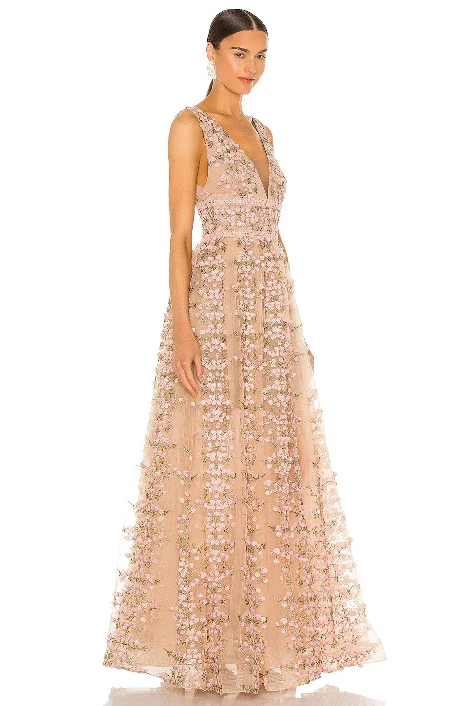 Bronx and Banco Megan Maxi Dress Rose Size 10 photo 2