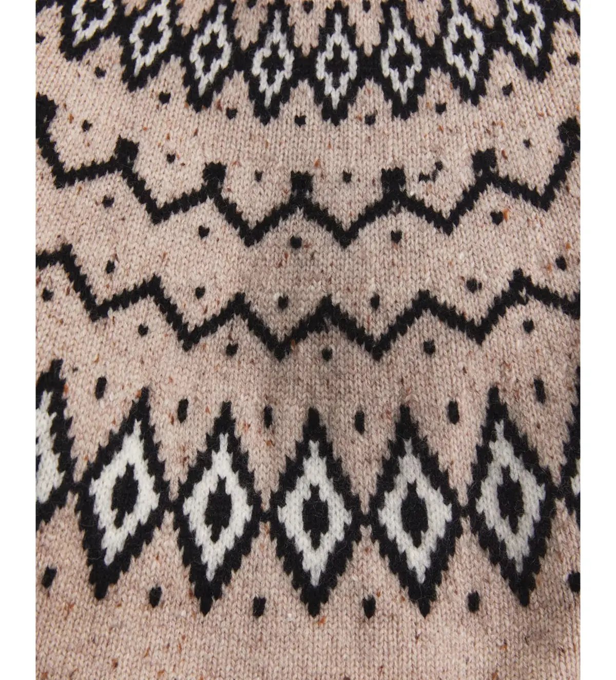 Sportscraft Sunflower Fair Isle Wool Sweater Oatmeal One Size photo 5