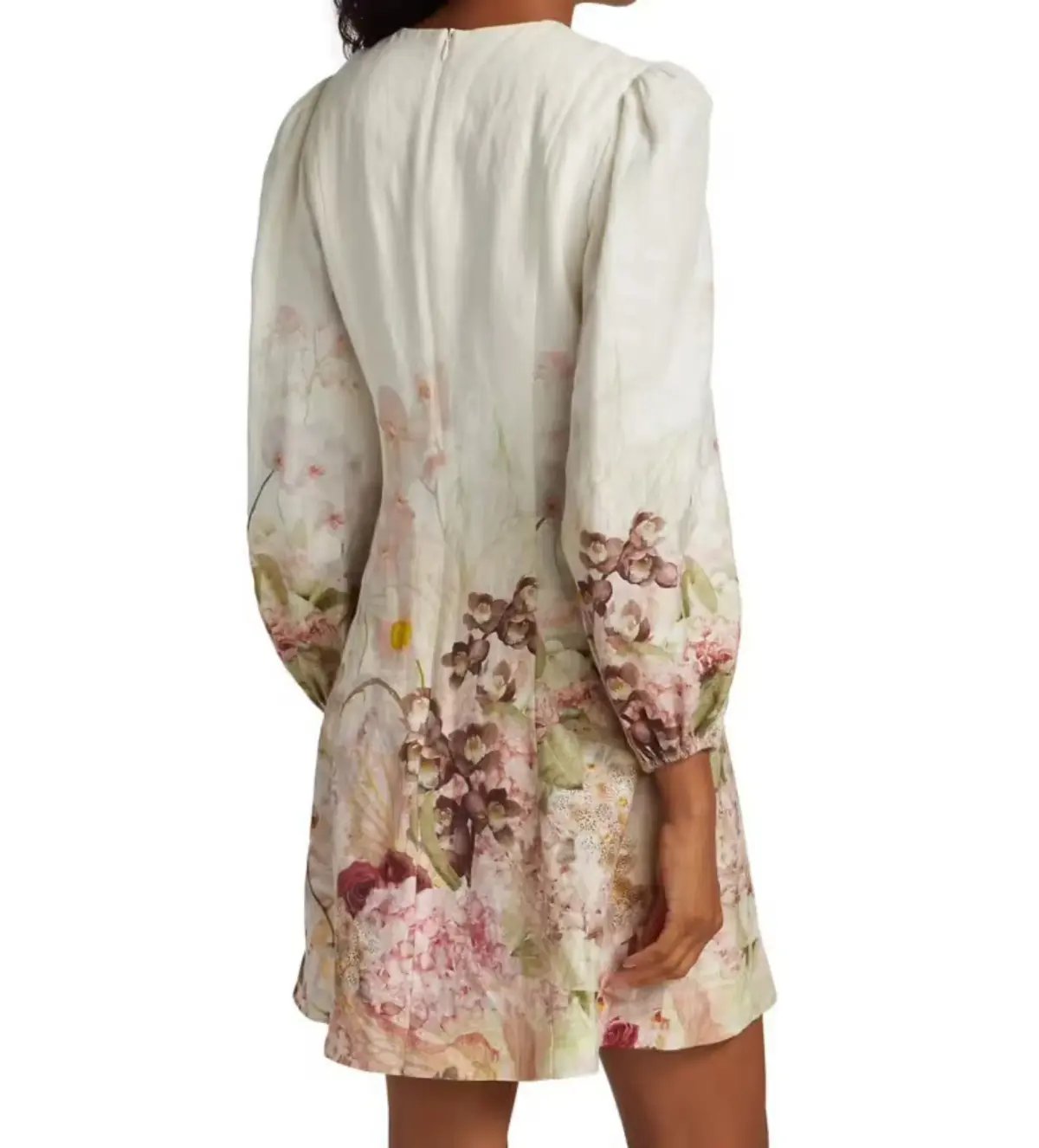 Zimmermann Dancer Hummingbird Mini Dress Multi Size 1/AU 10 photo 3