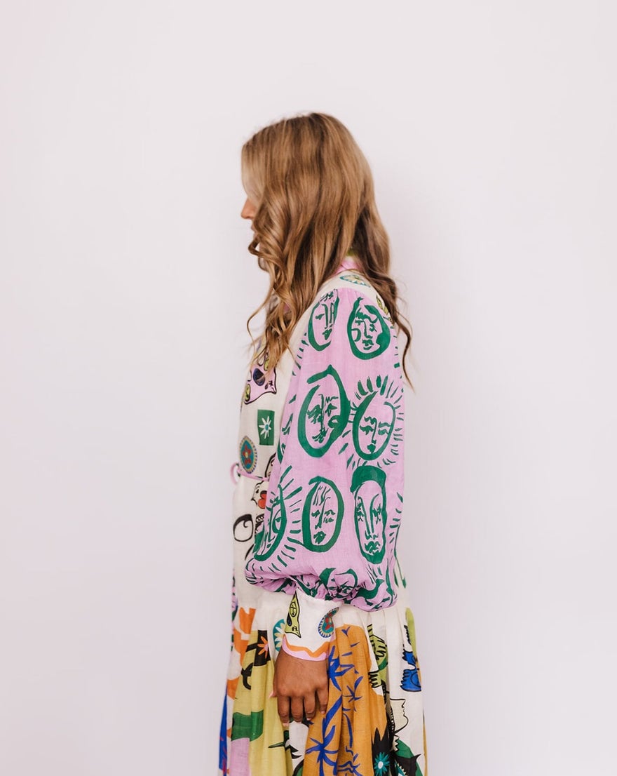 Alemais Soleil Patchwork Dress photo 4