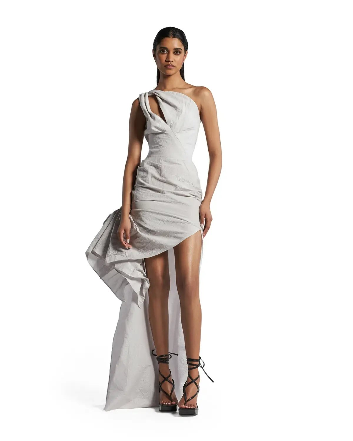 Maticevski Brightness Gown Aluminium Size 10 photo 2